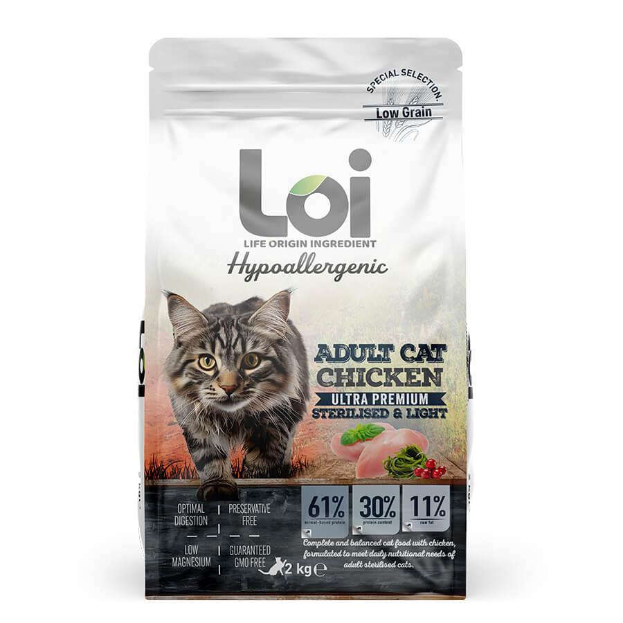 Loi Steril Tavuklu Kısır Kedi Maması 2 Kg, KATEGORİSİZ, Loi