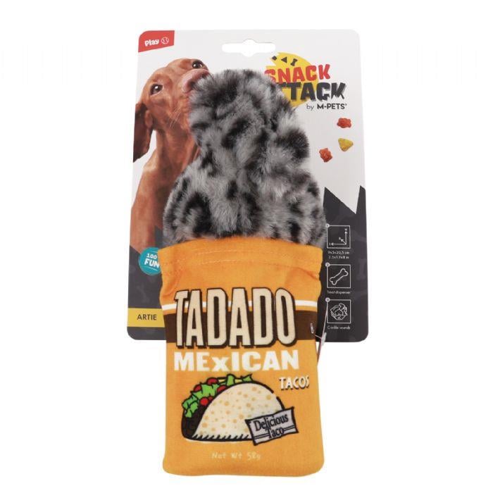 M-Pets Artie Snack Attack Köpek Oyuncağı, Kumaş ve Peluş Oyuncaklar, M-Pets