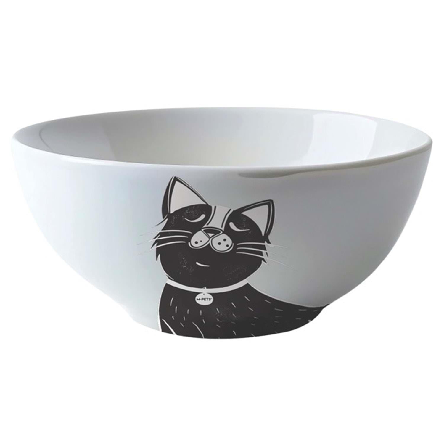 M-Pets Galya Seramik Mama Kabı 550 Ml, Seramik Mama ve Su Kabı, M-Pets