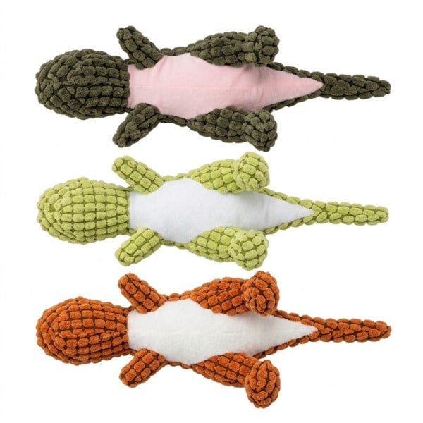 MerkoPets Dinazor Sesli Peluş Köpek Oyuncağı 32x12cm, Kumaş ve Peluş Oyuncaklar, MerkoPets