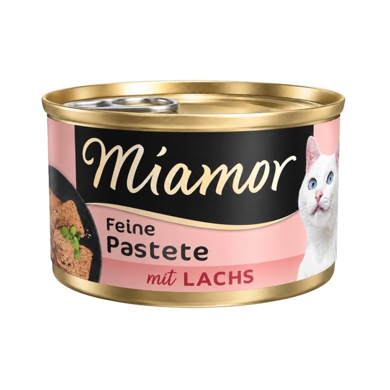 Miamor Pastete Somonlu Yetişkin Konserve Kedi Maması 85 Gr, Yetişkin Kedi Yaş Mama, Miamor