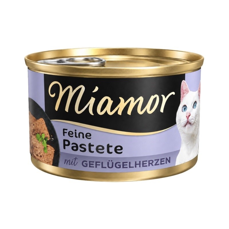 Miamor Pastete Yürekli Yetişkin Konserve Kedi Maması 85 Gr, Yetişkin Kedi Yaş Mama, Miamor