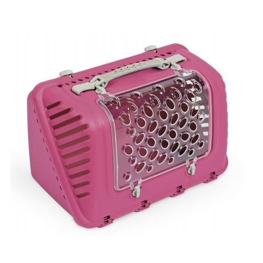 MPS P-Bag Şeffaf Kapılı Taşıma Çantası Pembe, Taşıma Çantaları Kafesler, MPS