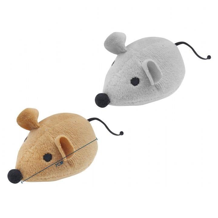 Nunbell Renkli Fare 2'li, Kedi Oyuncağı Fare, Nunbell