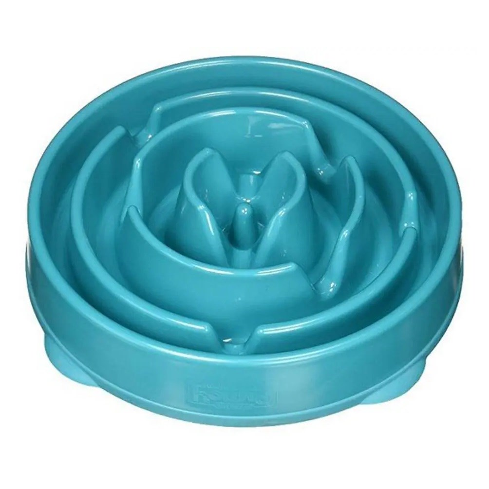 Outward Hound Fun Feeder Drop Yavaş Yeme Mama Kabı Large - Turkuaz, Medikal Ürünler, Petstages