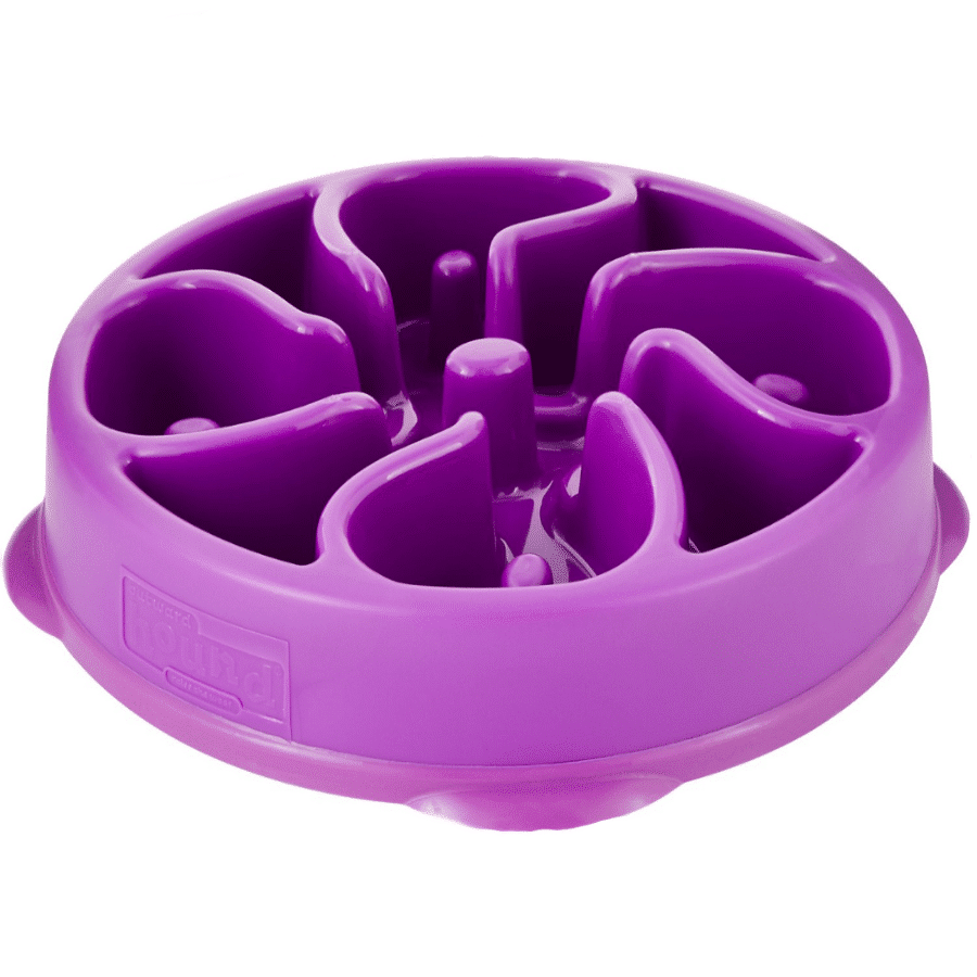 Outward Hound Fun Feeder Flower Yavaş Yeme Mama Kabı Large - Mor, KATEGORİSİZ, Petstages