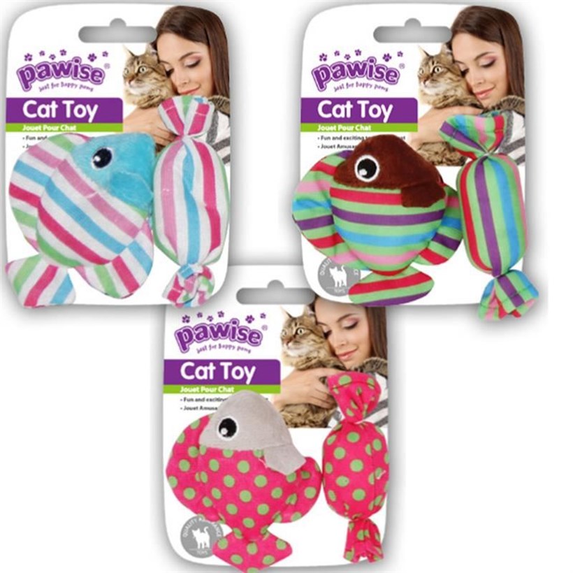 Pawise Şeker Balık Kedi Oyuncağı