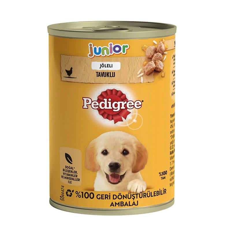 PediGree Jöleli Parça Etli Yavru Köpek Konservesi 400 Gr, Yaş Yavru Köpek Maması, Pedigree
