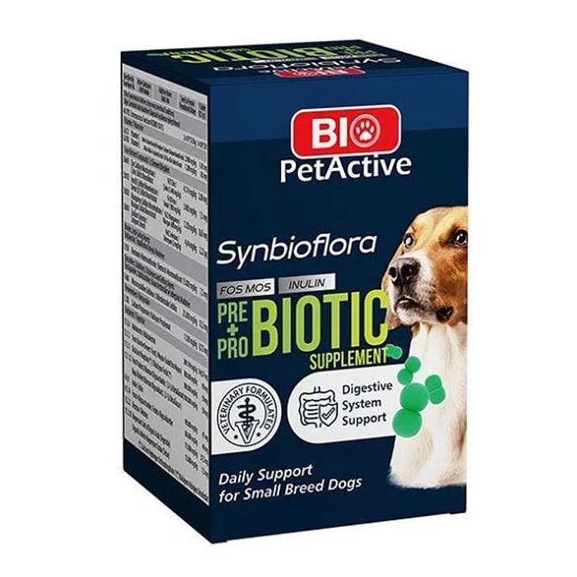Pet Active Synbioflora Küçük Irklar İçin Prebiotic - Probiotic 60 Tablet, KATEGORİSİZ, PET Active