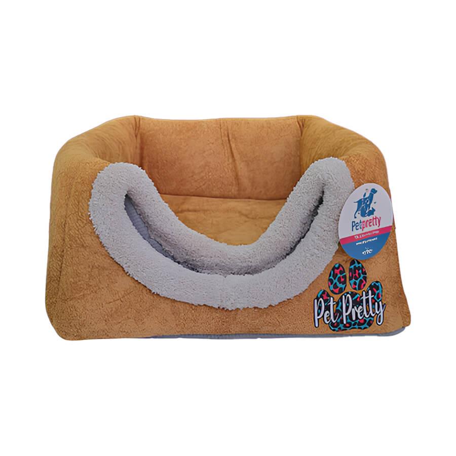 Pet Pretty Comfort Üç Fonksiyonlu Yuva Hardal, Kedi Yatak ve Sepetleri, Pet Pretty