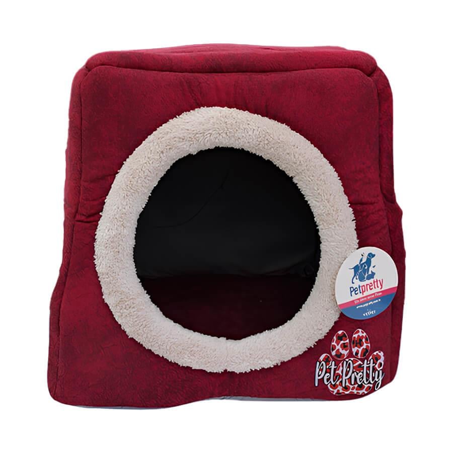 Pet Pretty Comfort Üç Fonksiyonlu Yuva Kırmızı, Kedi Yatak ve Sepetleri, Pet Pretty