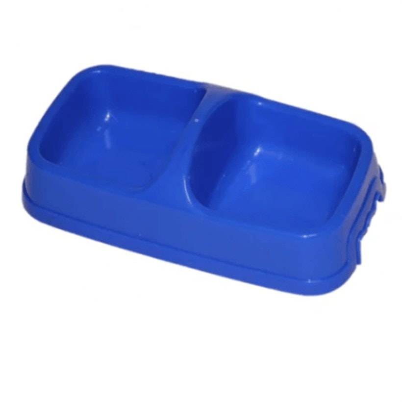 Pet Style Kedi İkili Mama Kabı Mor 14X28cm