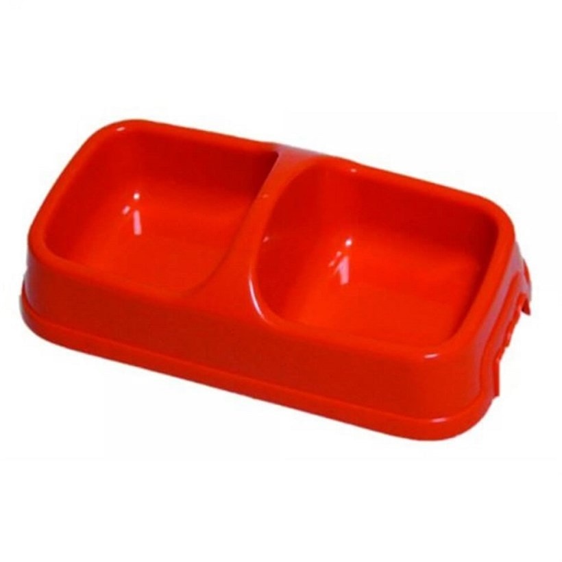 Pet Style Kedi İkili Mama Kabı Mor 14X28cm