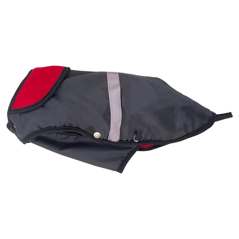 Pet Style Yakalı ve Reflektörlü Yağmurluk No:8 Siyah
