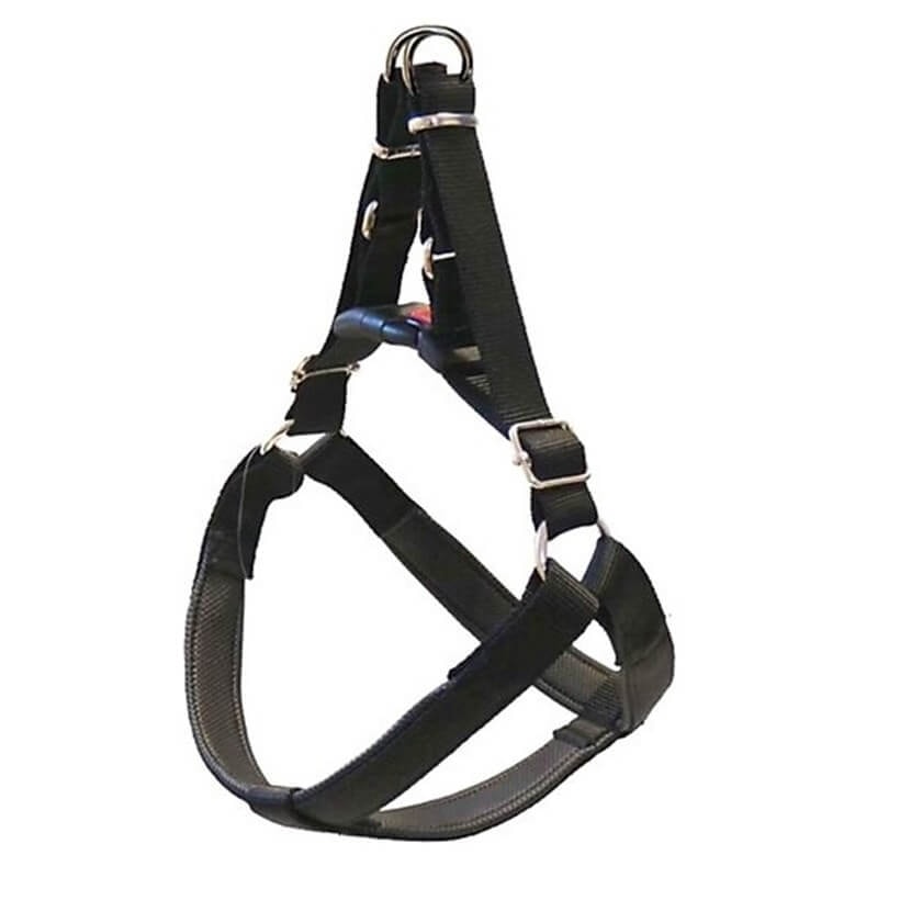 Pet Style Yumuşak Dokulu Göğüs Tasması No.4 Siyah