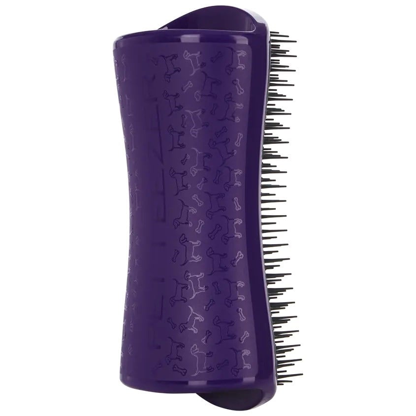 Pet Teezer Deshedding Mor/ Gri Kir Toplayıcı Fırça, Köpek Tarak ve Fırçaları, Tangle Teezer