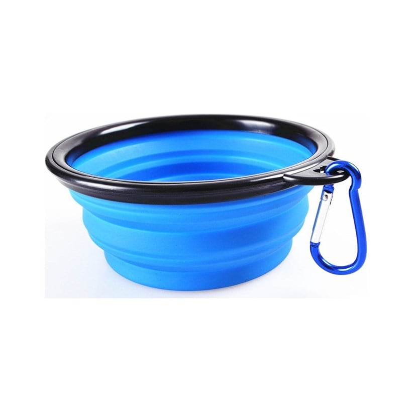 PetCorn Katlanabilir Silikon Seyahat Suluğu 13 cm, Plastik Mama ve Su Kapları, Pet Corn