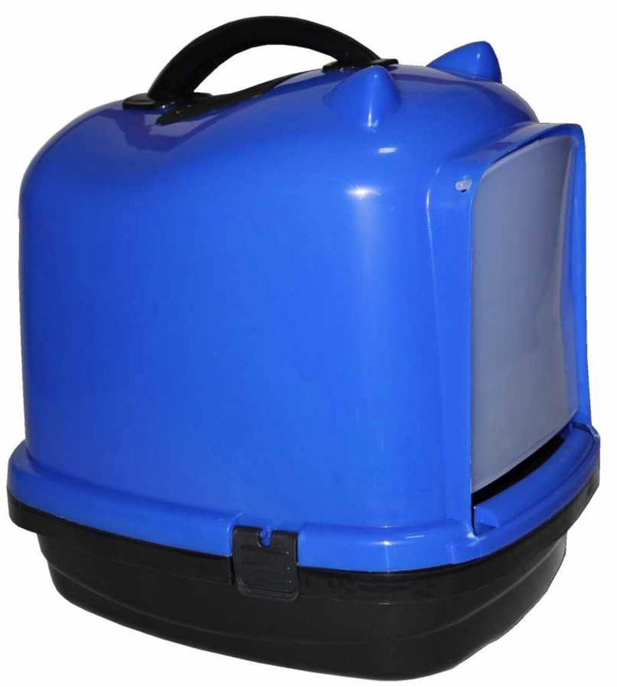 Petstyle Comfort Kapalı Kedi Tuvalet Kabı Lacivert