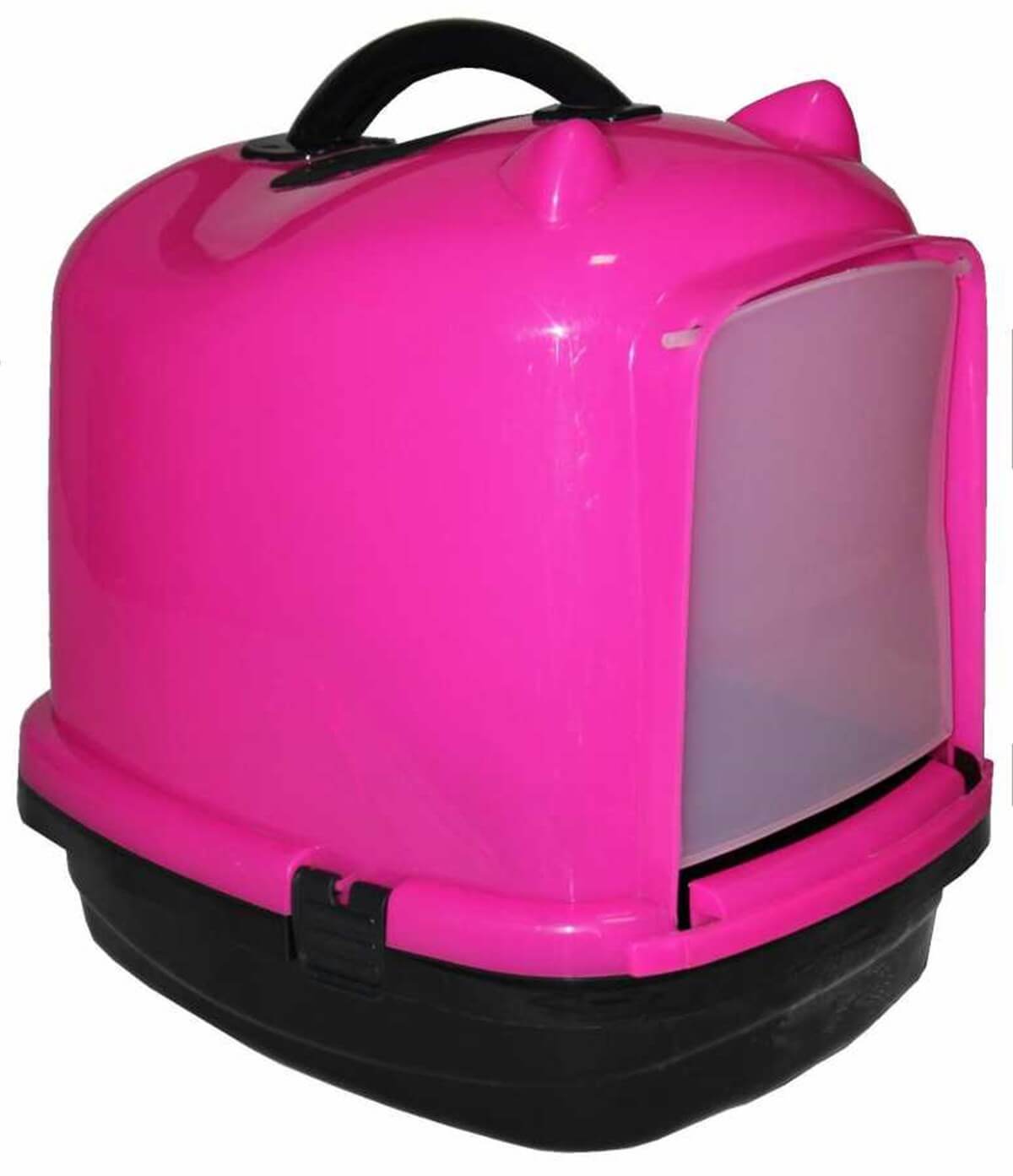 Petstyle Comfort Kapalı Kedi Tuvalet Kabı Pembe