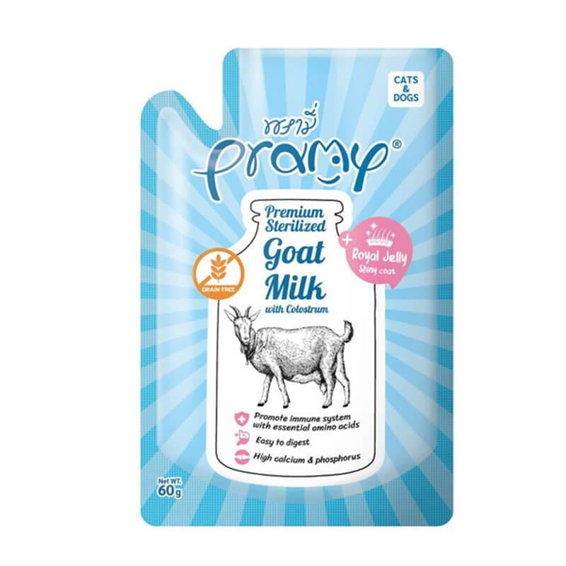 Pramy Cat Kolostrum ve Arı Sütlü Keçi Sütlu Kedi Maması 70gr, Yetişkin Kedi Yaş Mama, Pramy