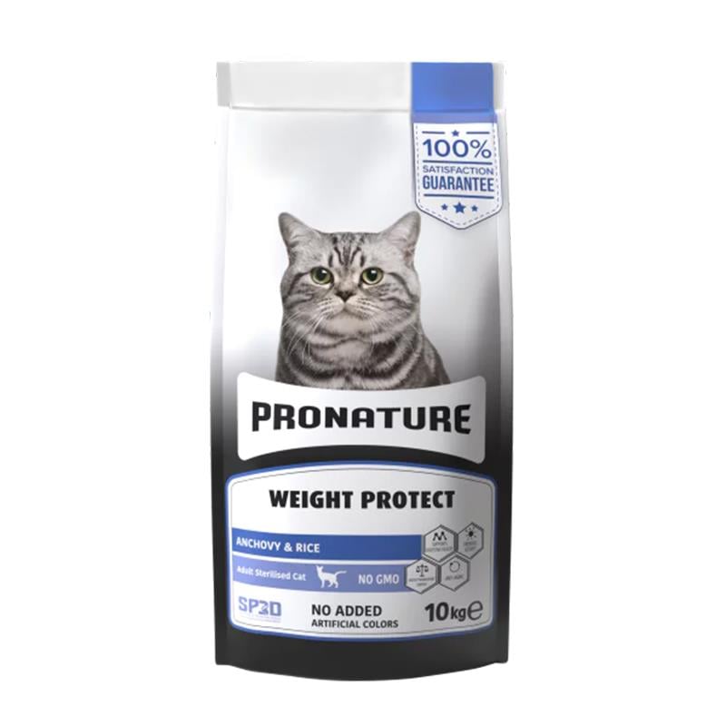 Pronature Hamsili ve Pirinçli Kısırlaştırılmış Kedi Maması 10 kg, KATEGORİSİZ, Pronature