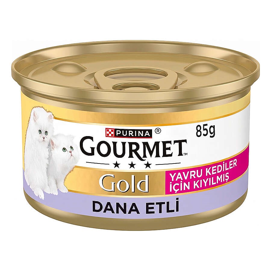 Proplan Gourmet Gold Kitten Kıyılmış Yavru Kedi Konservesi 85 Gr, Yavru Kedi Yaş Mama, Proplan