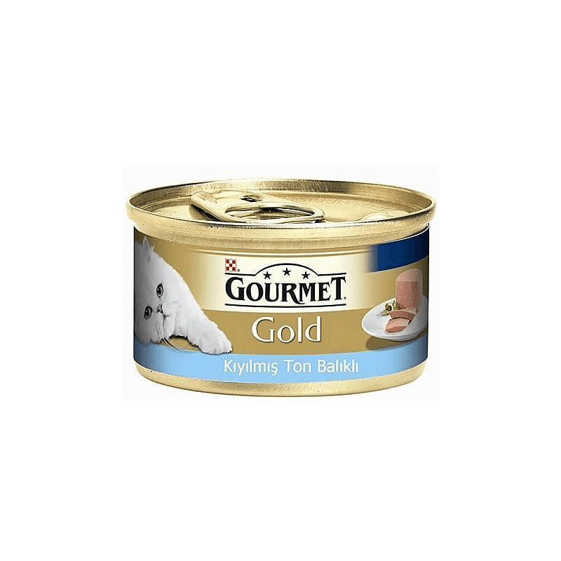 ProPlan Gourmet Gold Kıyılmış Ton Balıklı Kedi Konservesi 85 Gr 6 Al 5 Öde, Yetişkin Kedi Yaş Mama, Proplan