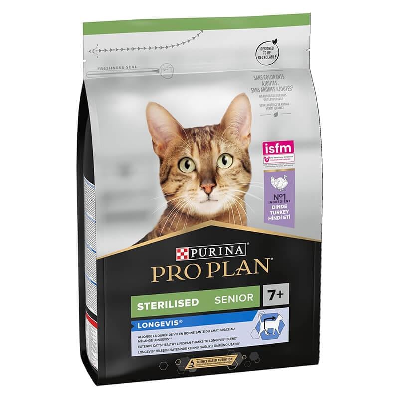 ProPlan Kısırlaştırılmış Hindili +7 Yaşlı Kedi Maması 3 Kg, Kısırlaştırılmış Kedi Maması, Proplan