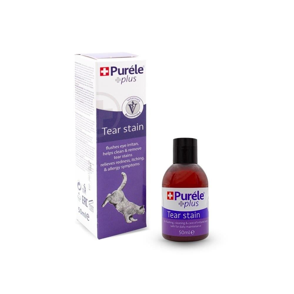 Purele Kedi ve Köpek Gözyaşı Leke Temizleyici 50ml, Kedi Göz ve Kulak Bakımı Ürünleri, Purele