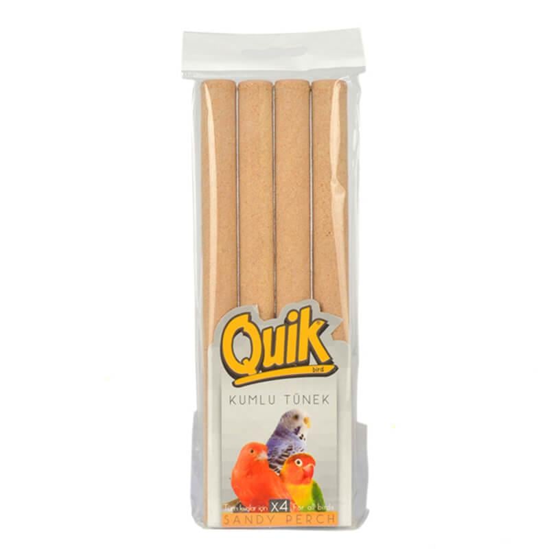 Quik Kumlu Tünek 4'lü 1 Paket, Kuş Tüneği, Quik