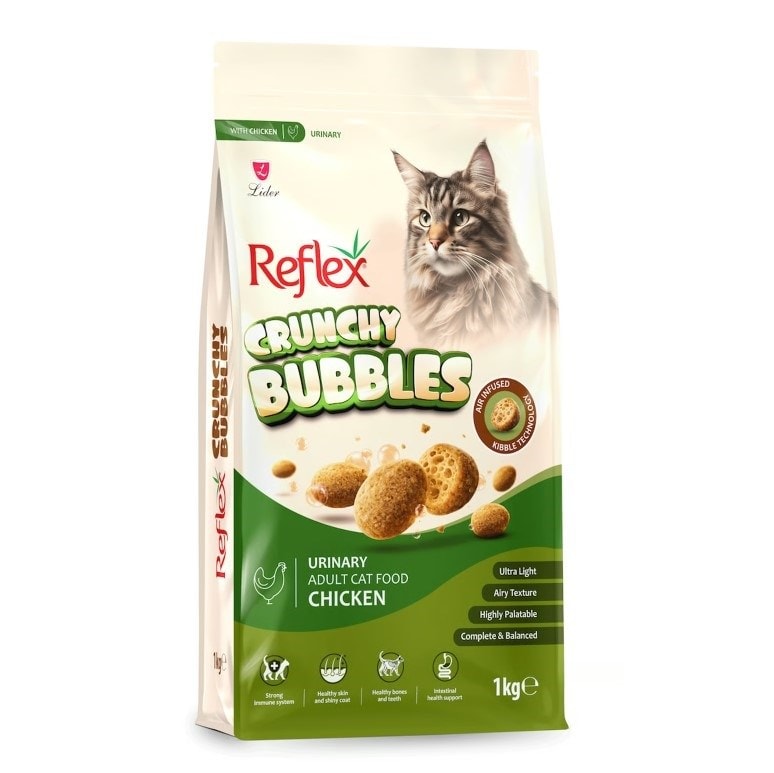 Reflex Crunchy Bubbles Urinary Kedi Maması 1 Kg, Yetişkin Kedi Maması, Reflex