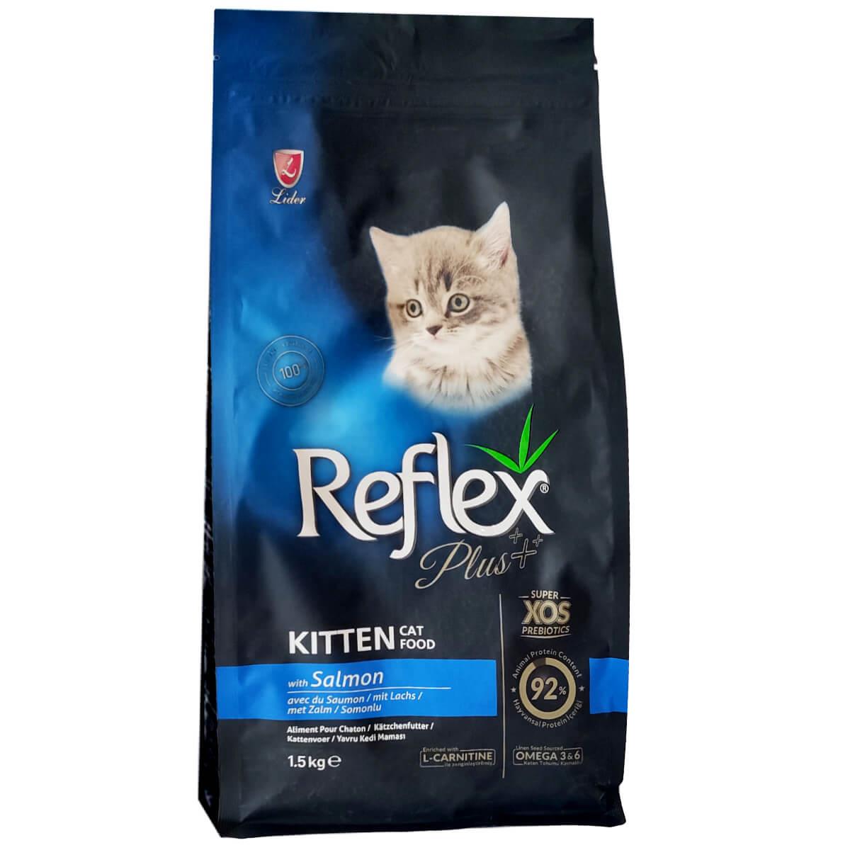 Reflex Plus Kitten Somonlu Yavru Kedi Maması 1.5 Kg, Yavru Kedi Maması, Reflex