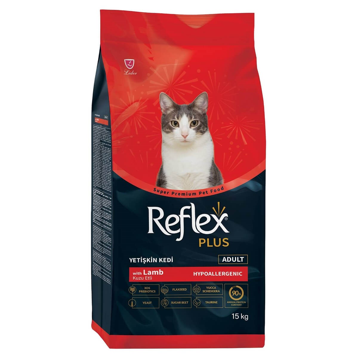 Reflex Plus Kuzulu Kuru Kedi Maması 15 Kg, Yetişkin Kedi Maması, Reflex