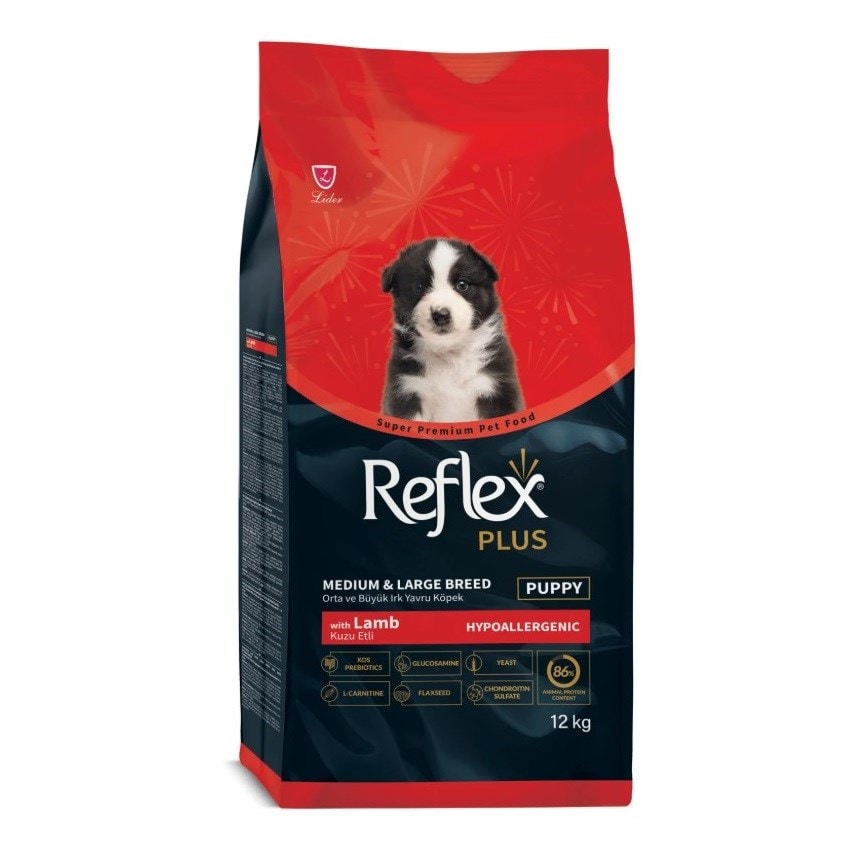 Reflex Plus Kuzulu Pirinçli Yavru Köpek Maması 12 Kg, Yavru Köpek Maması, Reflex
