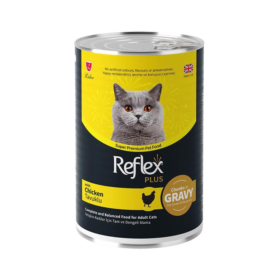 Reflex Plus Parça Etli Tavuklu Kedi Konservesi 400 Gr, KATEGORİSİZ, Reflex