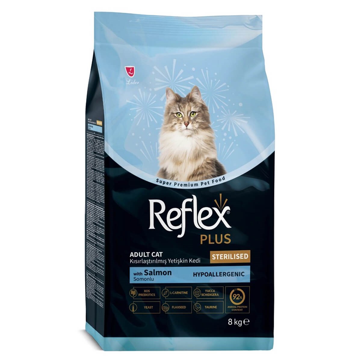 Reflex Plus Somonlu Kısırlaştırılmış Kedi Maması 8 Kg, Kısırlaştırılmış Kedi Maması, Reflex