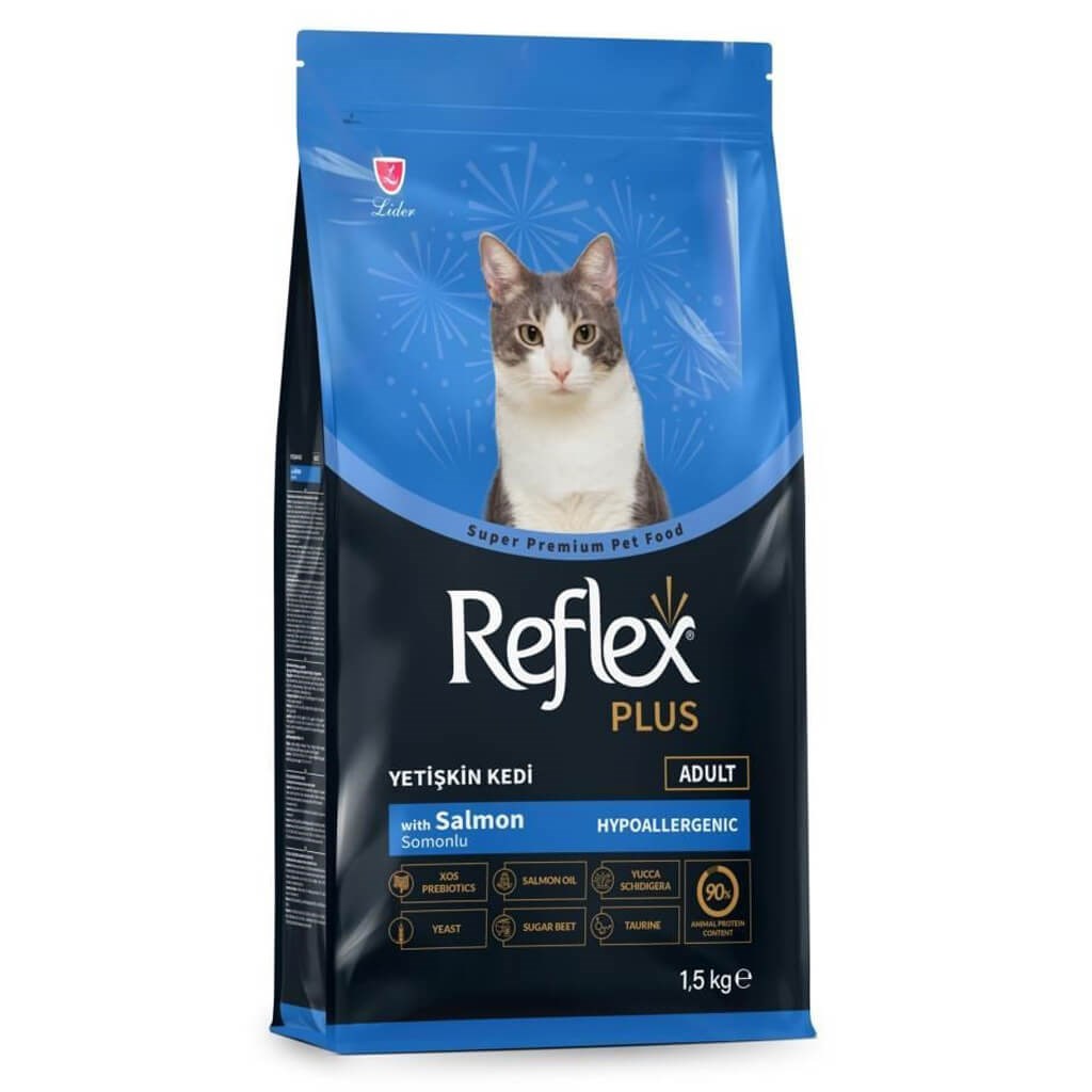 Reflex Plus Somonlu Yetişkin Kedi Maması 1.5 kg, Yetişkin Kedi Maması, Reflex