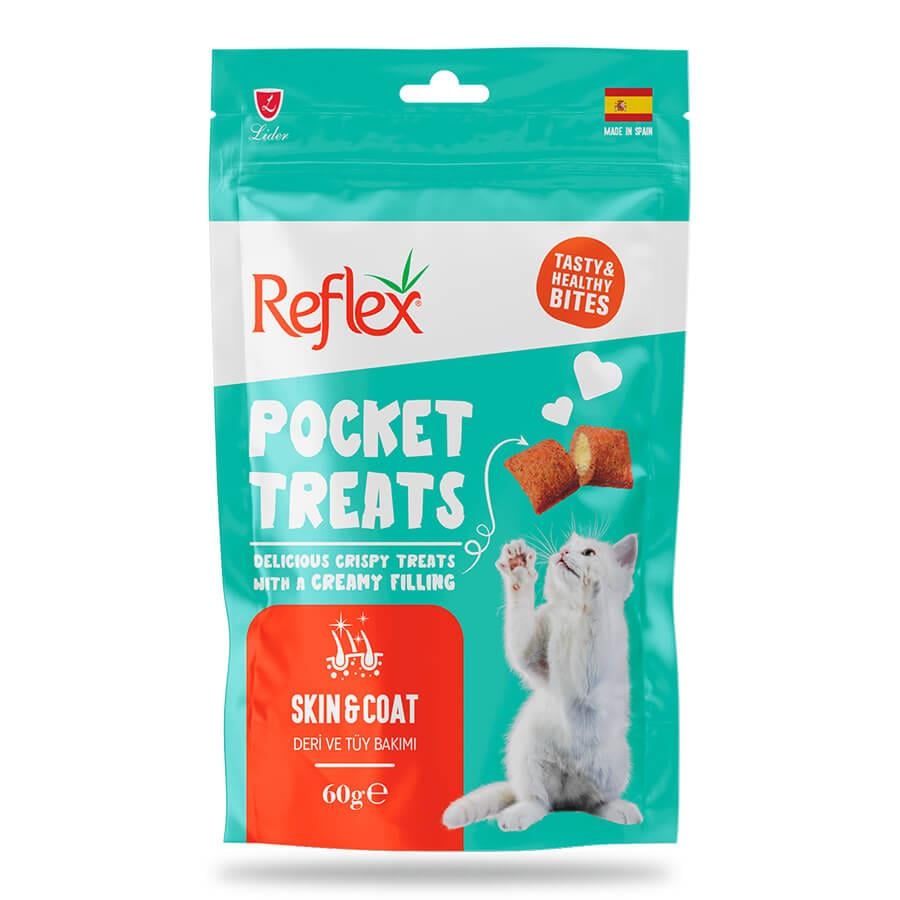 Reflex Pocket Treats Skin And Coad Kedi Ödül Maması 60gr, KATEGORİSİZ, Reflex