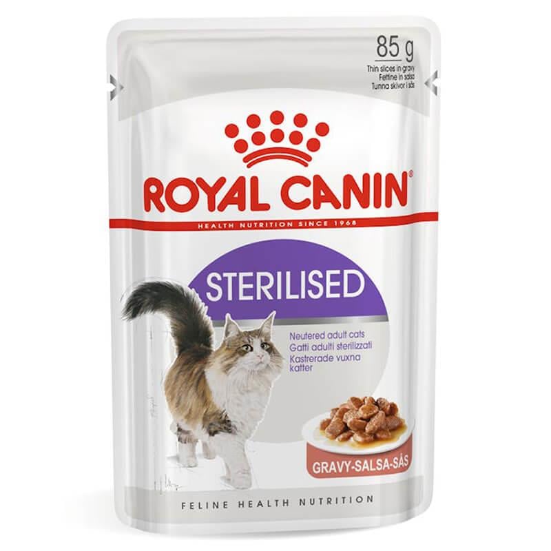 Royal Canin Sterilised Soslu Kısırlaştırılmış Kedi Konservesi 85 Gr, Kısırlaştırılmış Kedi Maması, Royal Canin