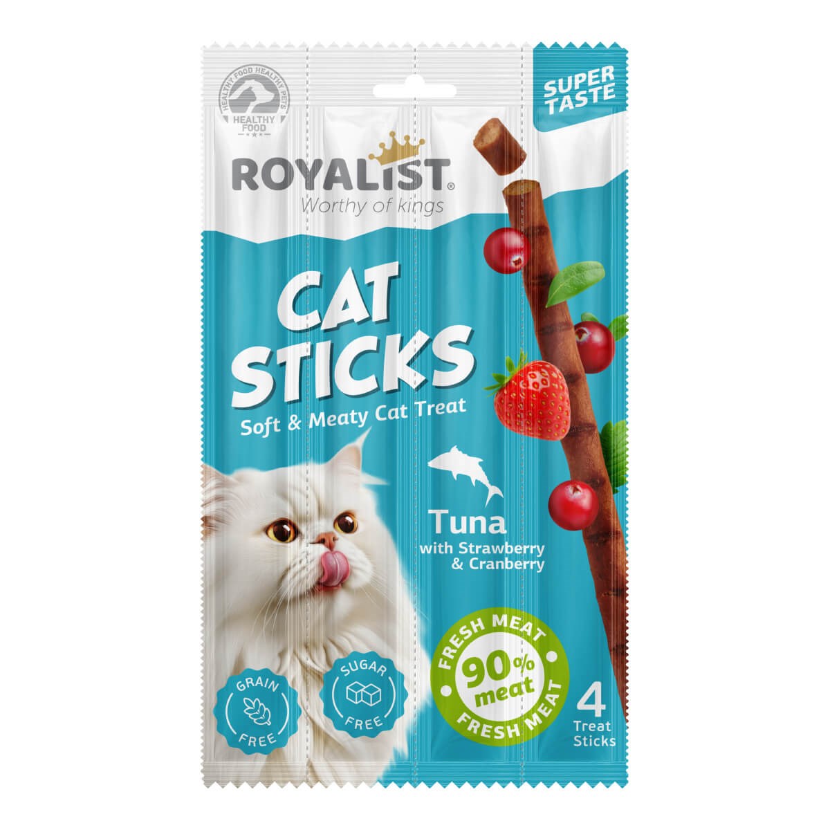 Royalist Cat Sticks Tuna Kedi Ödül Çubuğu 4x5Gr, KATEGORİSİZ, Royalist
