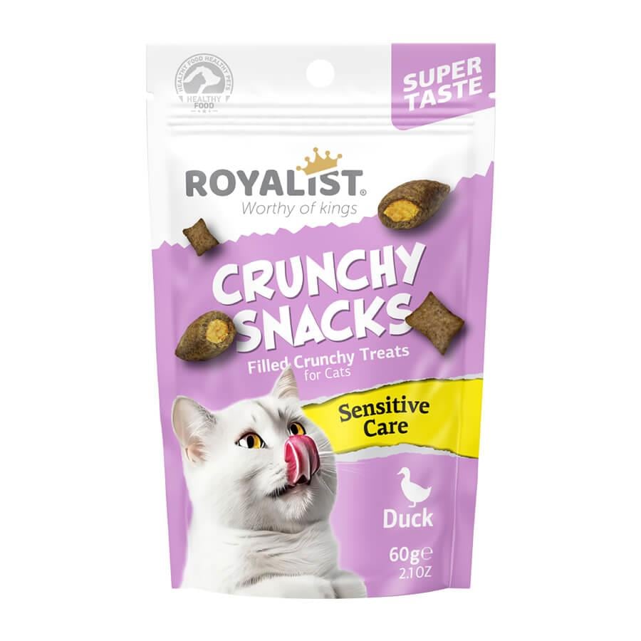Royalist Crunchy Snacks Duck Sensitive Kedi Ödül Maması 60 GR, KATEGORİSİZ, Royalist