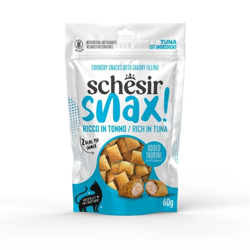Schesir Snax Ton Balığı Dolgulu Kedi Ödülü 60 Gr, Kedi Ödül Maması, Schesir