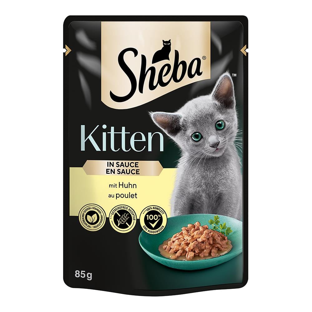 Sheba Kitten Tavuklu Yavru Kedi Maması 85 Gr, Yavru Kedi Yaş Mama, Sheba