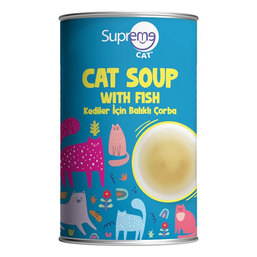 Supreme Cat Ton Balıklı Kedi Çorbası 135 Ml, Kedi Ödül Maması, Supreme