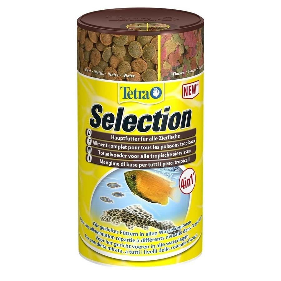 Tetra Selection Karma Tropikal Balık Yemi - 100ML, Tatlı Su Balık Yemi, Tetra
