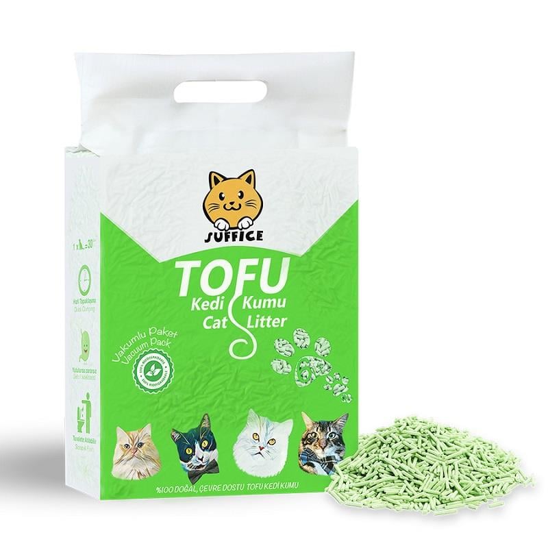 Tofu Kedi Kumu 6 Lt, Organik Pellet Kumlar, Flip Pet