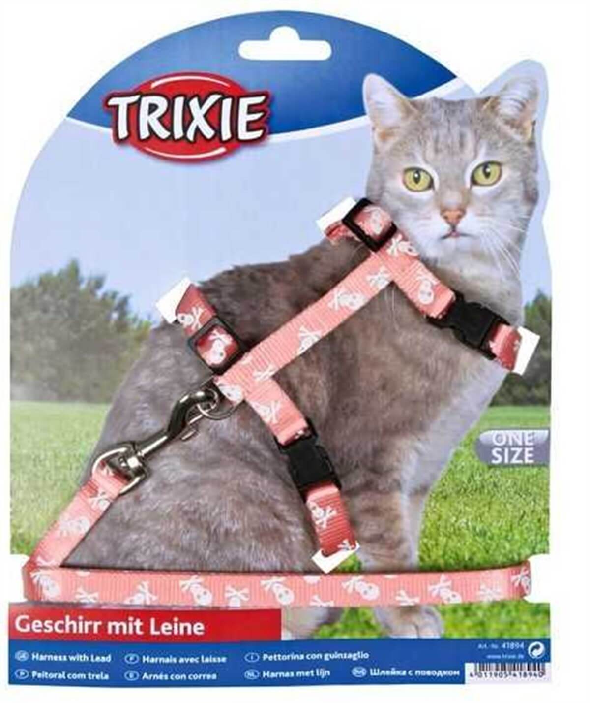 Trixie Geschirr Mit Leine Kedi Göğüs Tasma Seti T3607
