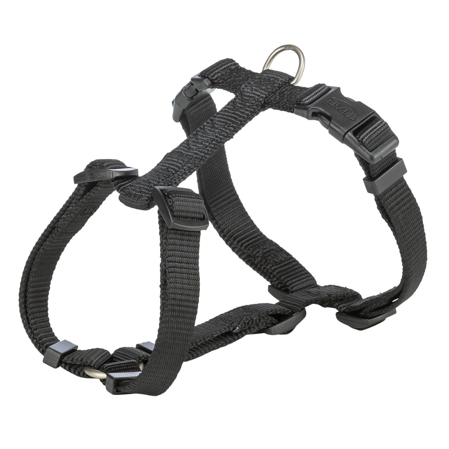 Trixie Premium Köpek H Tipi Göğüs Tasması S/M :42/60 Cm/15 mm Siyah, Köpek Göğüs Tasması, Trixie
