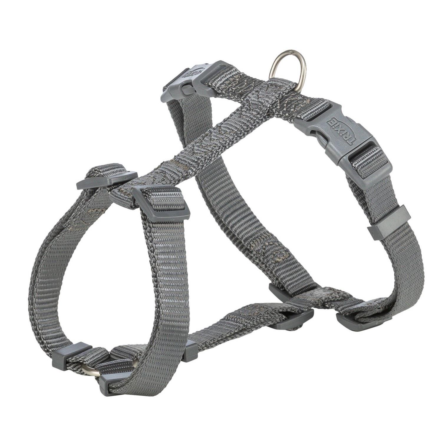 Trixie Premium Köpek H Tipi Göğüs Tasması L/XL :75/120 Cm/25 mm Grafit, Köpek Göğüs Tasması, Trixie