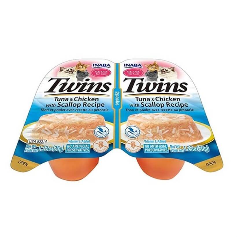 Twins Deniz Taraklı ve Tavuklu Kedi Ödül Jölesi 2 x 35 Gr